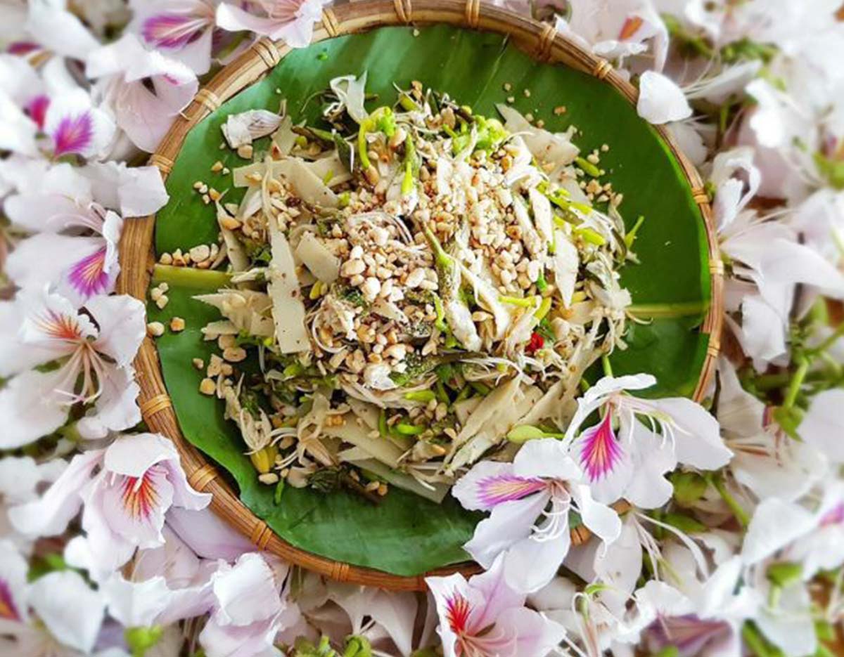 Ban Flower Salad: A Springtime Delicacy of the Northwest