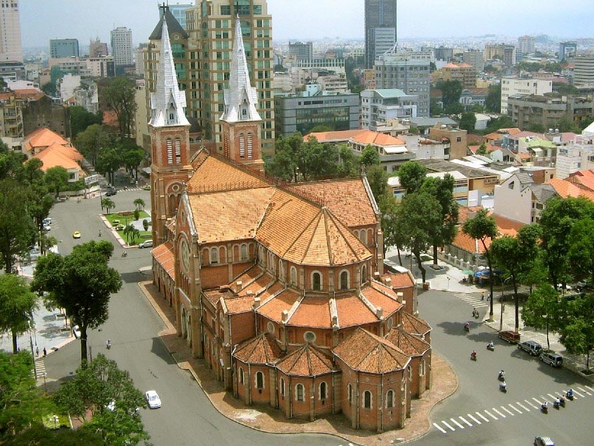Notre Dame Cathedral of Saigon — a red-brick love letter from another century