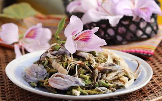Ban-Flower Salad: A Springtime Delicacy of the Thai People